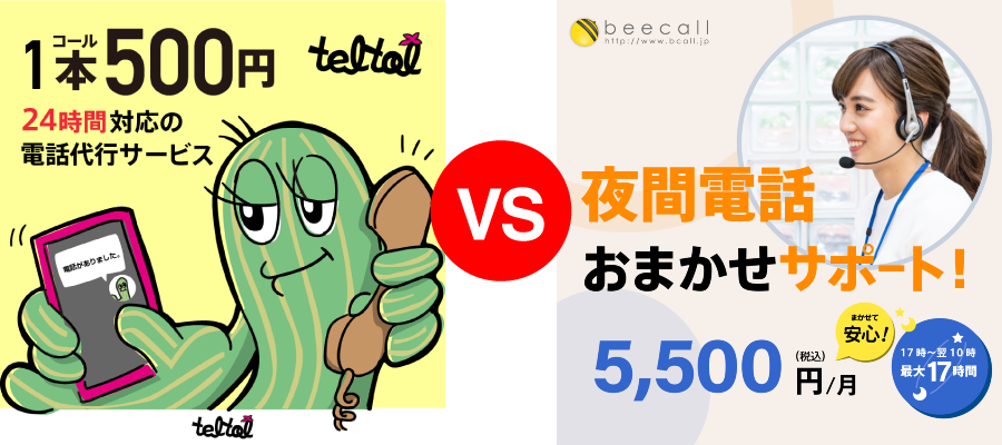 夜の会社　電話受付　電話番